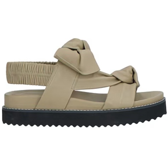 NWT VICENZA LEATHER SAGE GREEN WOMAN SANDALS NEW WITH BOX SIZE US 8.5 - Picture 3 of 7